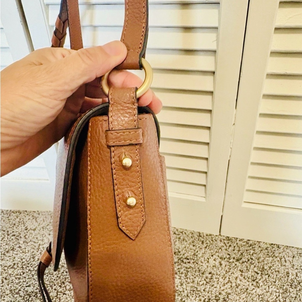 Lodis Pebbled Leather Elia Crossbody with Dustbag and papers - Picture 4 of 9